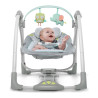 Rocking Chair Ingenuity Compact Swing - Hugs & Hoots White Grey