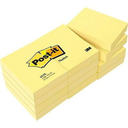 Notepad Post-it 38 x 51 mm Yellow (15 Units)