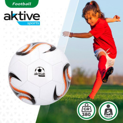 Football Aktive 5 Ø 22 cm White (24 Units)