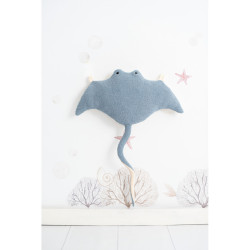 Fluffy toy Crochetts OCÉANO Blue 59 x 11 x 65 cm