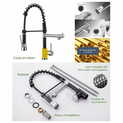 Mixer Tap Oceanic Brass