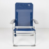 Beach Chair Aktive Navy Blue 47 x 94 x 60 cm (4 Units)