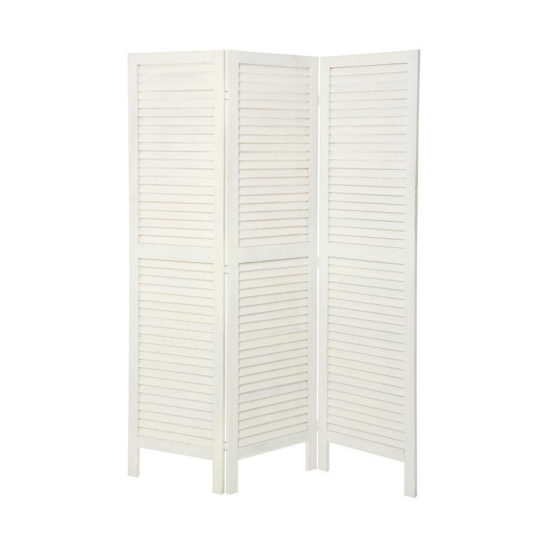 Folding screen Atmosphera White Paolownia wood (170 x 119 cm)