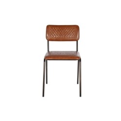 Dining Chair Home ESPRIT Brown Black 46 x 52 x 78 cm