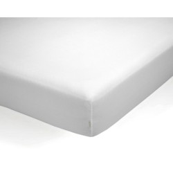 Fitted bottom sheet Alexandra House Living QUTUN White 160 x 200 cm