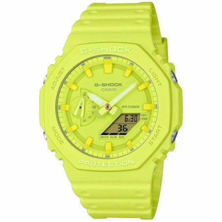 Unisex Watch Casio G-Shock GA-2100-9A9ER Yellow (Ø 44,5 mm)