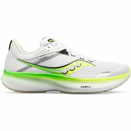 Running Shoes for Adults Saucony Ride 16 White Men