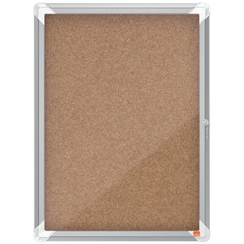 Bulletin board Nobo Display Stand 53,2 x 69,2 x 3,7 cm Cork Glass Aluminium