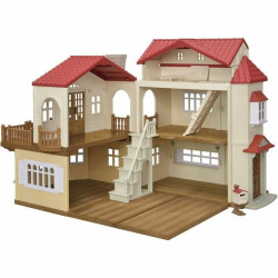 Playset Sylvanian Families Red Roof Country Home Doll's House Rabbit