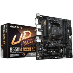 Motherboard Gigabyte B550M DS3H AC AMD B550 AMD AMD AM4