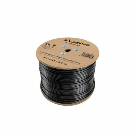 UTP Category 5e Rigid Network Cable Lanberg LCU5-21CU-0305-BK 305 m Black