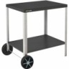 Side table Cook'in Garden Black Grey Metal 90 x 65 x 80 cm