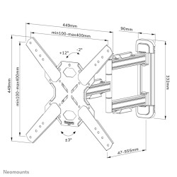 TV Mount Neomounts WL40S-850BL14 65" 40 kg