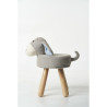 Stool Crochetts Blue Grey 40 x 45 x 26 cm Dog