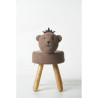 Stool Crochetts Brown 34 x 55 x 34 cm Bear