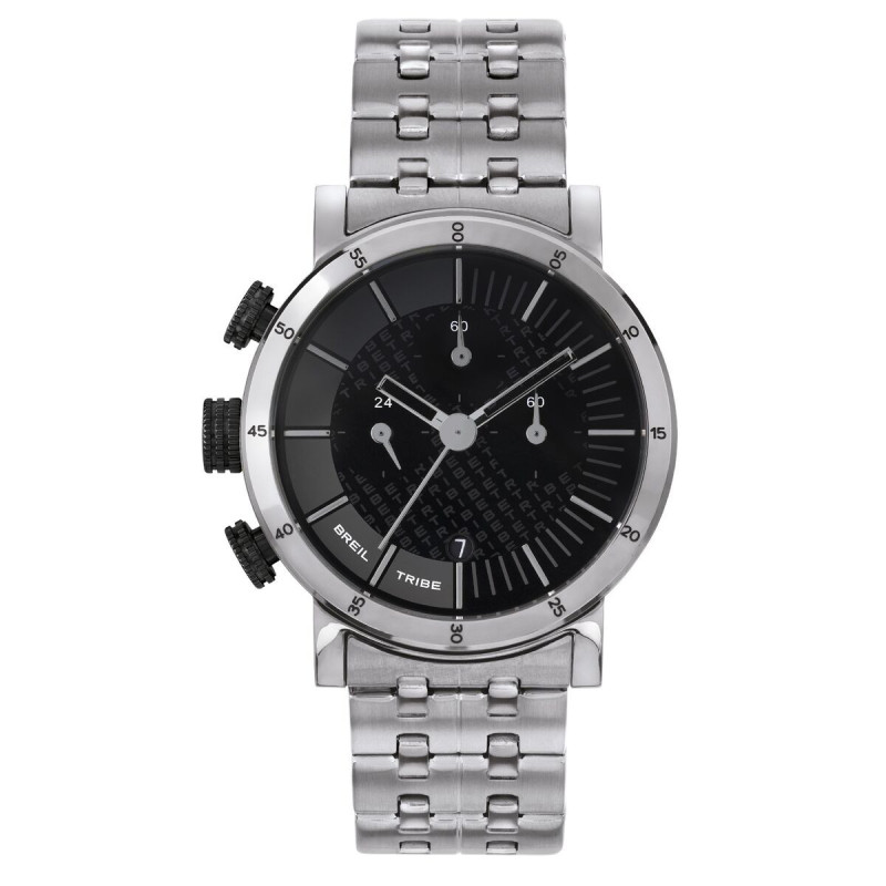 Men's Watch Breil EW0469 Black Silver (Ø 43 mm)