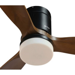 Ceiling Fan with Light Grunkel SKYWIND-52WN Black