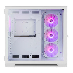 ATX Semi-tower Box Nox NXHUMMERASTRAWH White Ventilator x 4