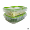 Lunch box Snips Hermetically sealed 1,4 L Rectangular (12 Units)