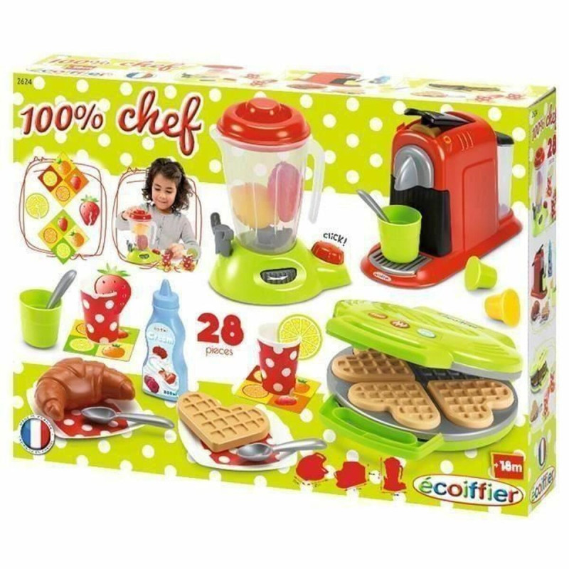 Set of Kitchen Utensils Ecoiffier 100 % Chef