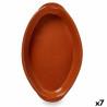 Oven Dish Baked clay 7 Units 39,5 x 5,5 x 24 cm