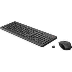 Keyboard and Mouse HP 2V9E6AA Black English Qwerty US