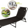 Sun-lounger Aktive 190 x 32 x 58 cm