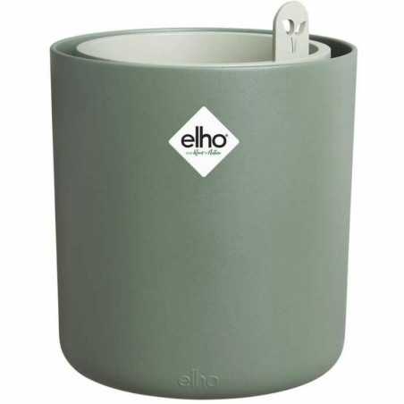 Plant pot Elho Bouncy Basil  Circular Green Plastic Ø 16 cm