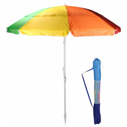 Sunshade Beach Articulated Multicolour Ø 220 cm