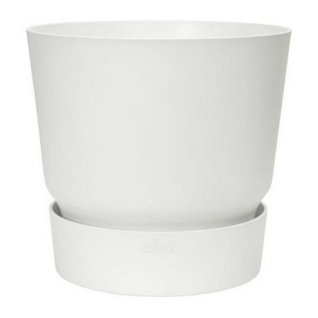 Plant pot Elho Greenville Circular White Plastic (Ø 29,5 x 27,8 cm)