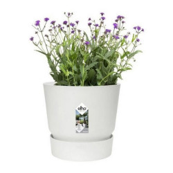 Plant pot Elho Greenville Circular White Plastic (Ø 29,5 x 27,8 cm)