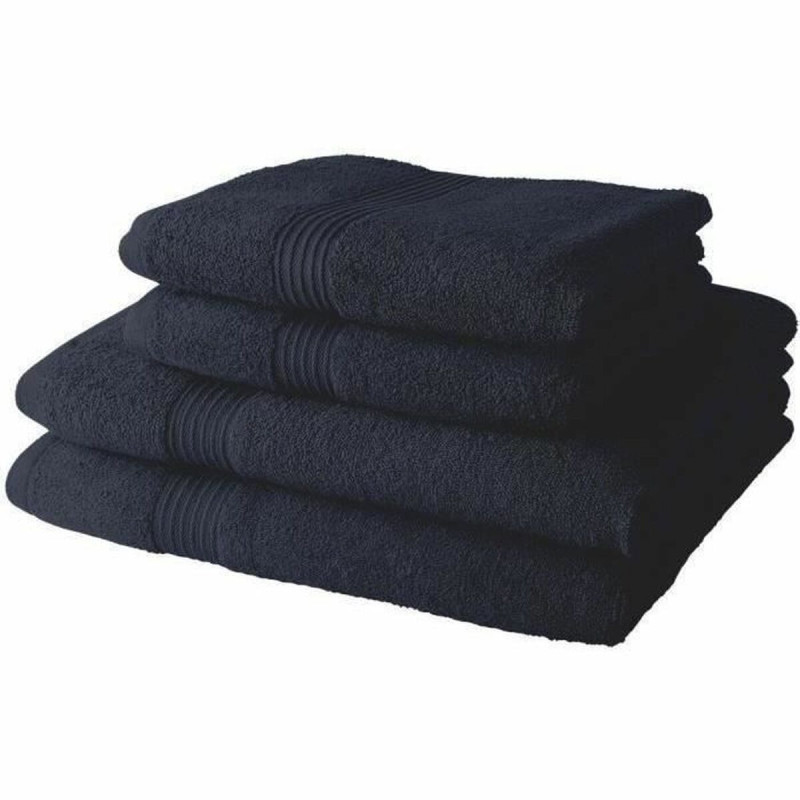 Towel set TODAY Navy Blue 4 Pieces