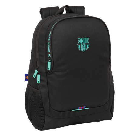 School Bag F.C. Barcelona Black 32 x 44 x 16 cm