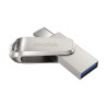 USB stick SanDisk Ultra Dual Drive Luxe Silver Steel 256 GB