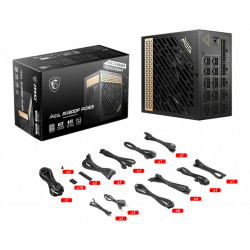 Power supply MSI MEG AI1300P PCIE5 Black 130 W 1300 W 80 Plus Gold