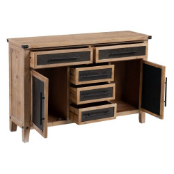 Sideboard Fir wood MDF Wood 120 x 36 x 80 cm