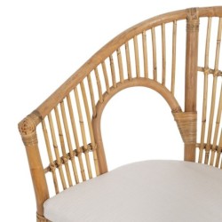 Armchair 57 x 58 x 80 cm Natural Rattan