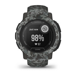 Smartwatch GARMIN Instinct 2 Camo Edition Dark grey 0,9" Black Graphite