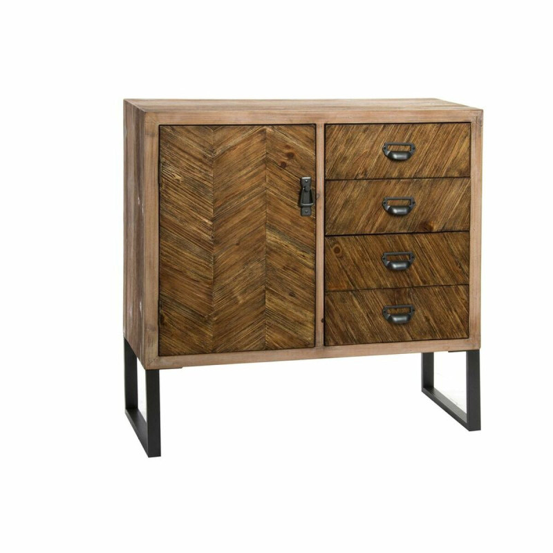 Sideboard DKD Home Decor Metal Wood (80 x 30 x 80 cm)