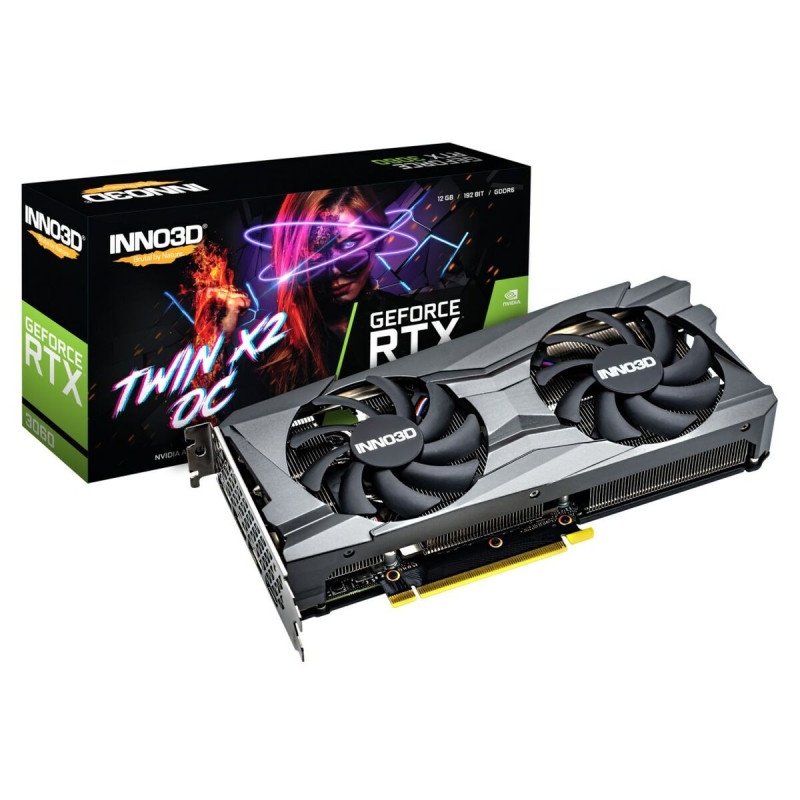 Graphics card INNO3D TWIN X2 OC GeForce RTX 3060 12 GB RAM