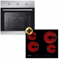 Combined Oven and Glass-Ceramic Hob Infiniton Home Kit HV-V4O6 2200 W