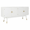 Sideboard DKD Home Decor   White Golden Fir MDF Wood 160 x 42 x 80 cm