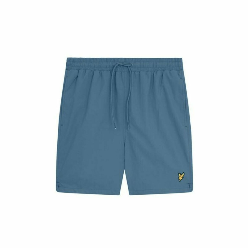 Men’s Bathing Costume Lyle & Scott V1-Plain Cyan