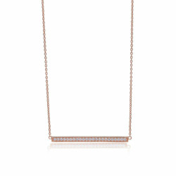 Ladies' Necklace Sif Jakobs SJ-C1013-CZ-RG 35 cm