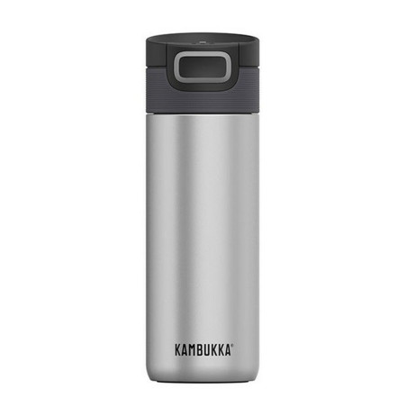 Thermos Kambukka Etna Black Silver Black/Grey Silicone Stainless steel 500 ml