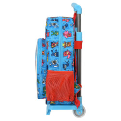 School Rucksack with Wheels PJ Masks 26 x 34 x 11 cm Blue