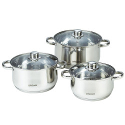 Saucepans Feel Maestro MR-2020-6M Silver