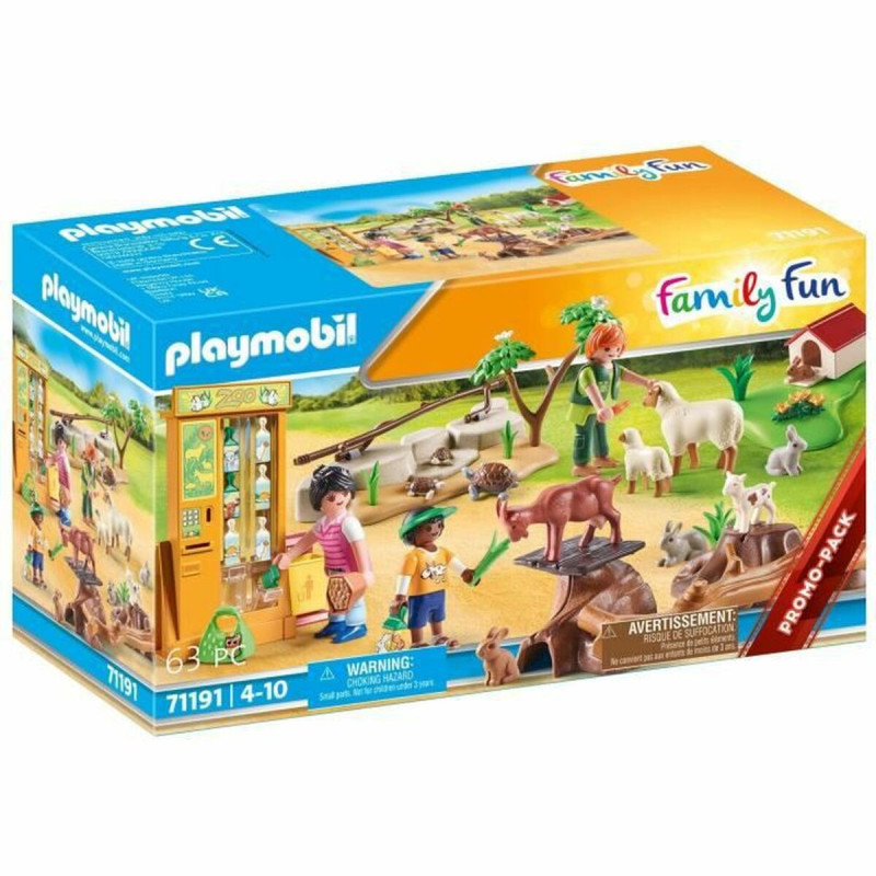 Playset   Playmobil Family Fun - Educational farm 71191         63 Pieces