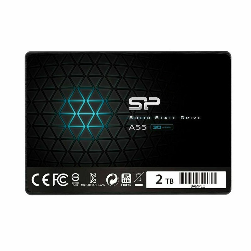 Hard Drive Silicon Power Ace A55 Black 2 TB SSD