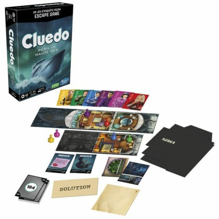 Skills game Hasbro Cluedo	Péril en Haute Mer French (FR)